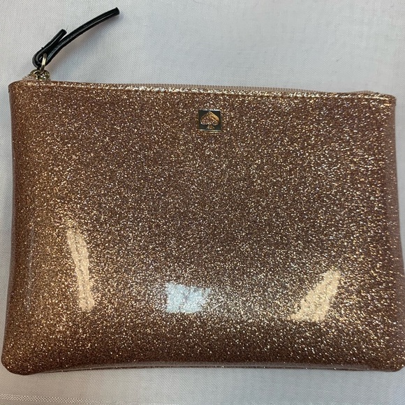 kate spade Accessories - Kate Spade small Rose Gold Pouch